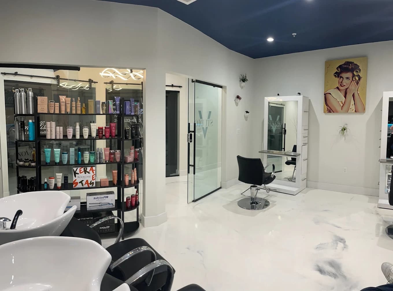 Studio V salon interior
